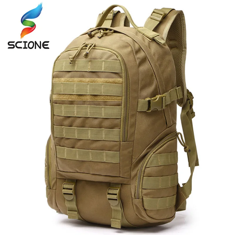 Billige Heißer Molle Tactical Military Rucksack Wasserdicht Armee Rucksack Outdoor Jagd Camping Angeln Tasche Frauen Multifunktions Sport Tasche