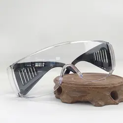 Защитные ПК анти-химические небьющиеся Анти-пыль анти-шок жалюзи Стиль очки многоцелевой модные очки для взрослых против запотевания