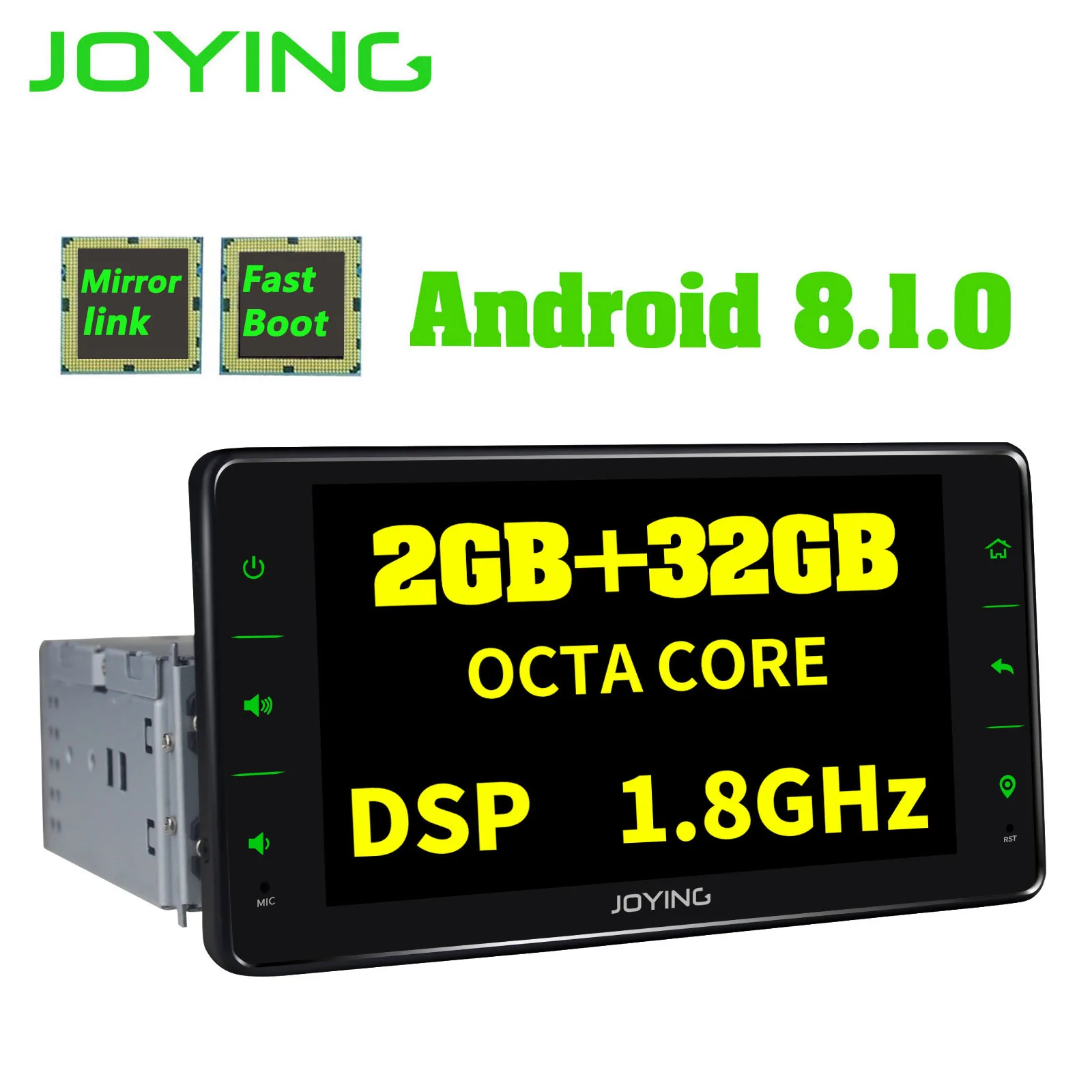 Sale JOYING 6.2 inch car radio Android 8.1 Octa Core DSP mirror link head unit universal stereo support OBD/DBA+/DVR/Rear View camera 0 Sale JOYING 6.2 inch car radio Android 8.1 Octa Core DSP mirror link head unit universal stereo support OBD/DBA+/DVR/Rear View camera 0
