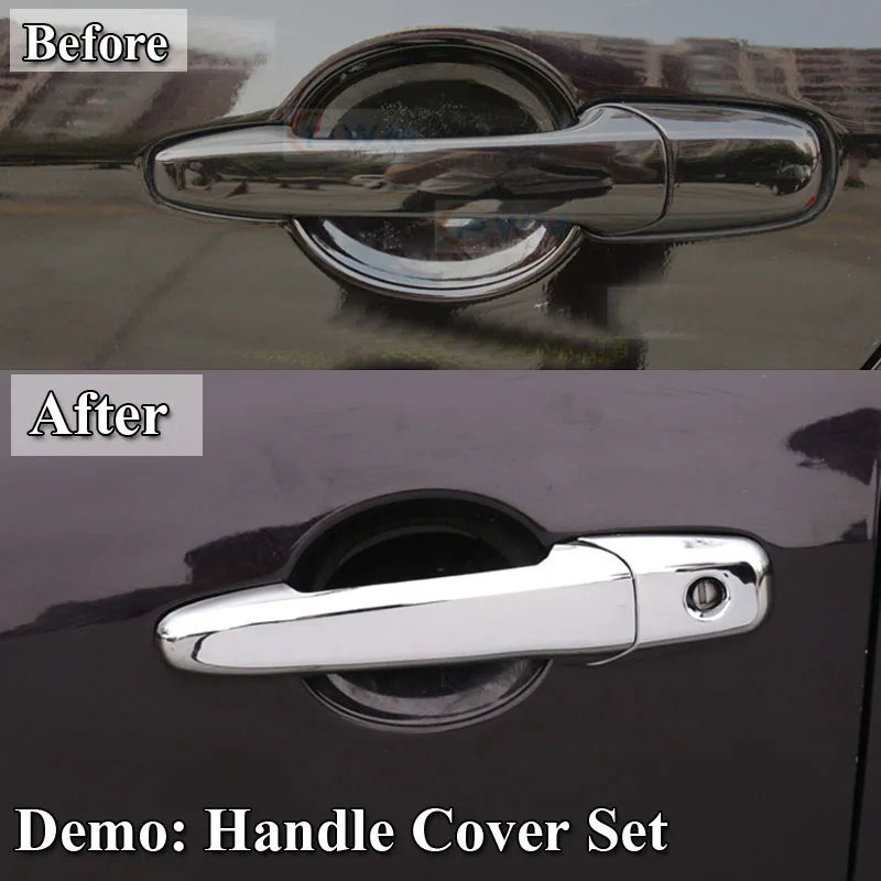 For Mazda Demio 2 Mazda2 2002-2007 2nd Gen Chrome Door Handle Cover & Bowl Car Styling Decorate 2003 2004 2005 2006 | Автомобили и