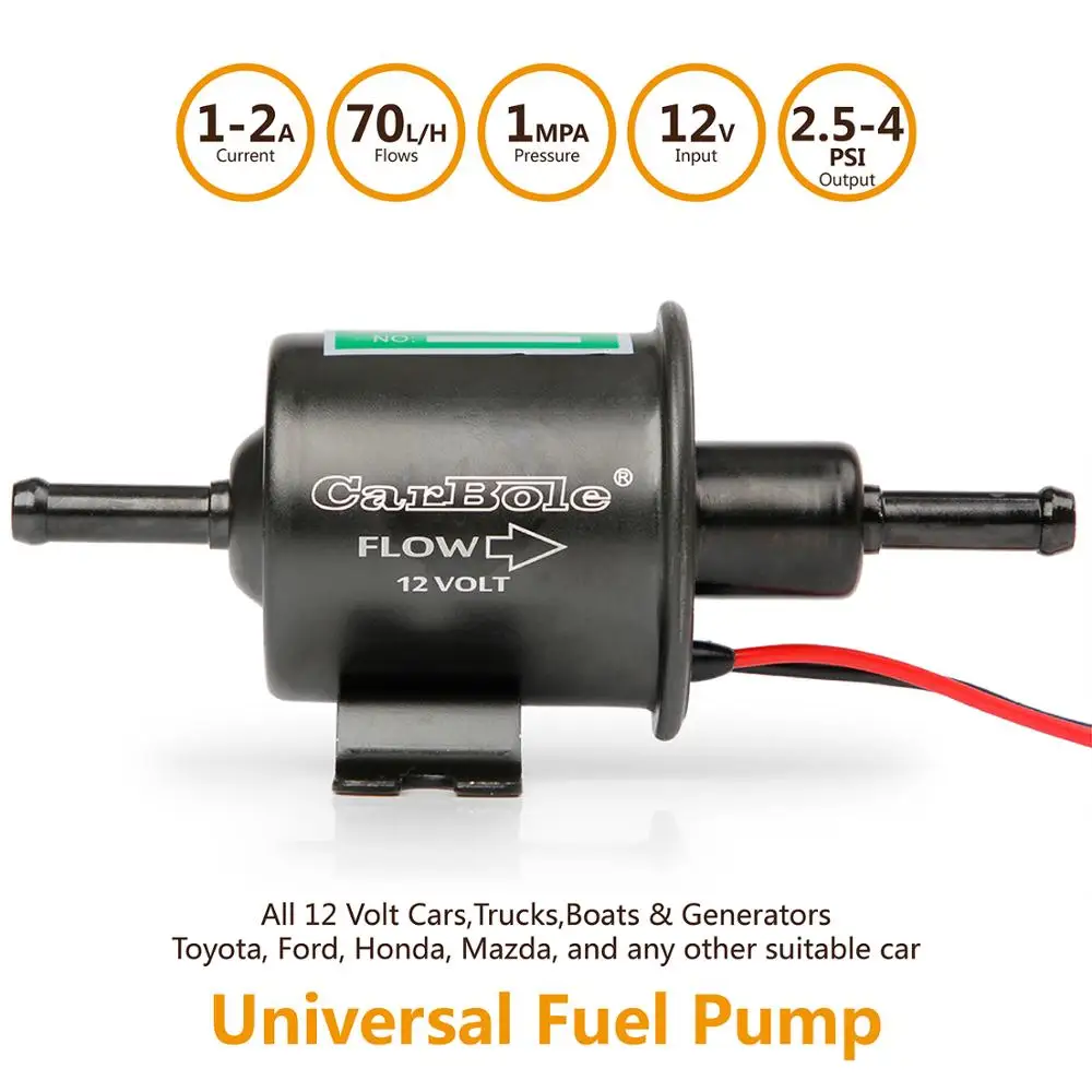 Electric 14 V 4,3 PSI 0,30 bar Fuel Pump HUCO 133000 Kit Car Car