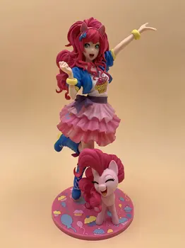 

22cm MEW Game My little Pony Bishoujo Pinkie pie Figure Model Toy Doll Collection Model Toys Gift for children birthday PVC