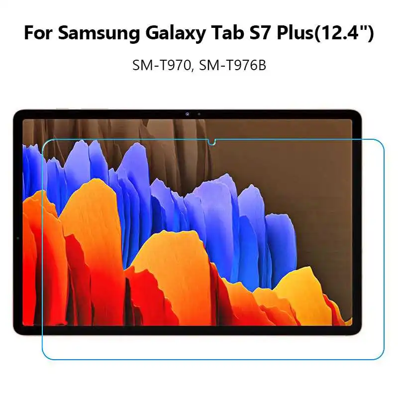 phone and tablet stand 9H Full Tempered Glass For Samsung Galaxy Tab S7 Plus FE Screen Protector touch screen tablet with pen Tablet Accessories