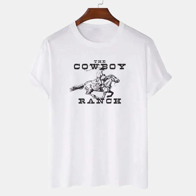 T shirt Antik Cowboy Rodeo 70S Kaus 