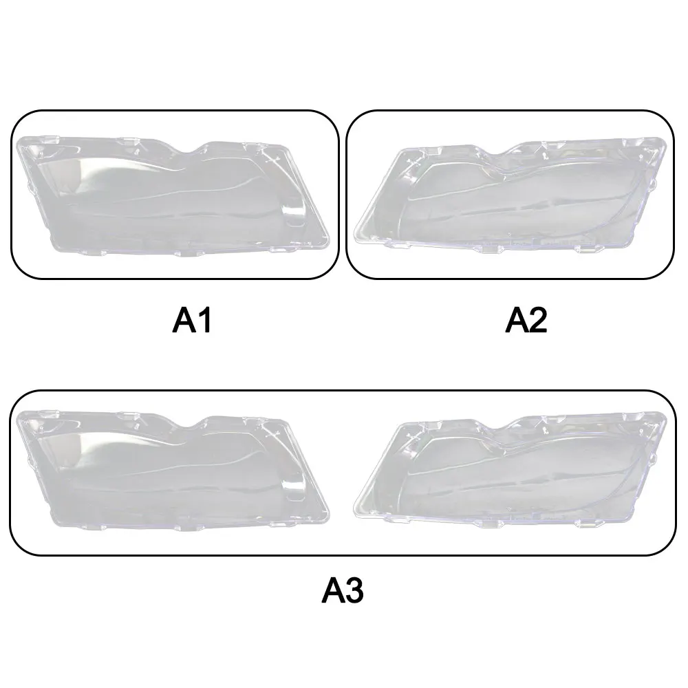 

Automobile Headlamp Glass Cover Clear Left Right Headlight Lens Shell For BMW E46 320i/ 325i/ 325xi/ 330i/330xi 2002-2006