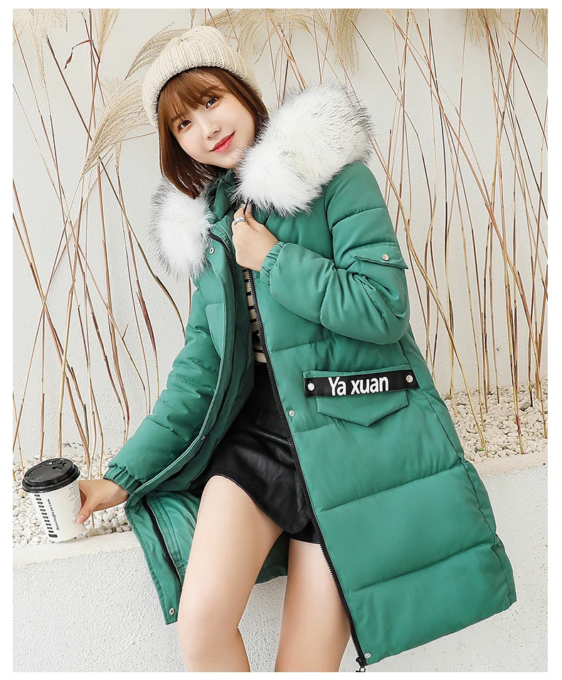 Big Size 6XL 7XL 8XL Women Jacket Winter Fur Hooded Parkas Female Plus Size Loose Women Thick Warm Cotton Women Long Coat Winter