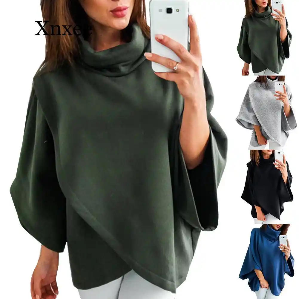 batwing sleeve irregular top