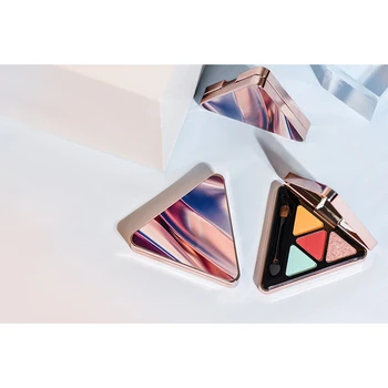 

Hot Triangular 4 Colors Eyeshadow Pallete Eyes Make Up Beauty Tools Gifts for Women CNT 66