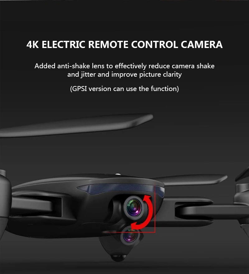 Радиоуправляемый квадрокоптер gps 4K Дрон оптический поток HD 1080P камера профессиональный самолет складной дроны 500 м управляемые игрушки для детей подарок