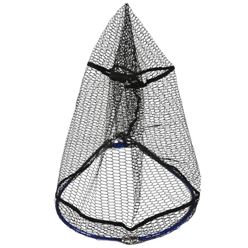 

Foldable Carp Fishing Large Size Soft Mesh Fishing Landing Net Head Integrated Folding Net Frame Copy Net Fishing Net Ring