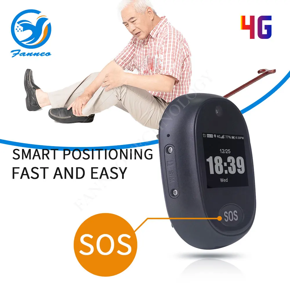 4G Персональный GPS трекер V45 3G 2G GSM водонепроницаемый IP67 большой сенсорный экран