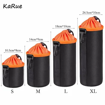 

KaRue Camera Lens Bag Padded Protector Camera Lens Bag Case Pouch for DSLR Nikon Canon Sony Lenses Bags