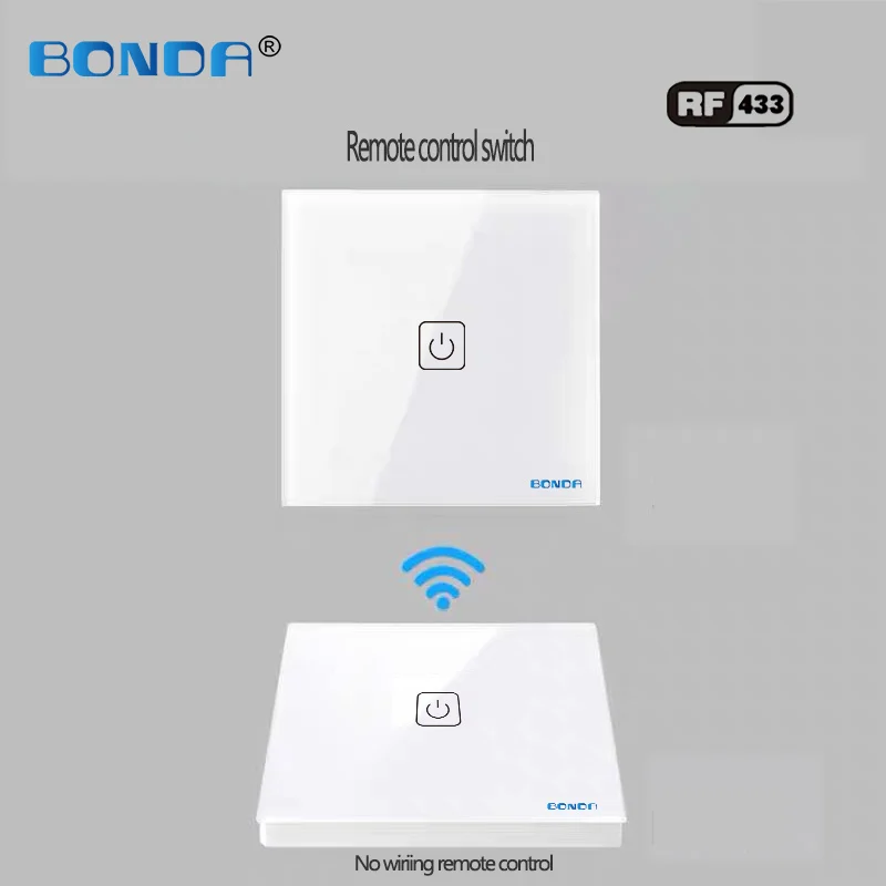 Сенсорный выключатель BONDA для умного дома европейского стандарта сенсорные