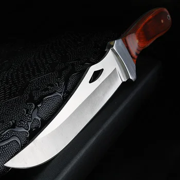 

XUAN FENG outdoor hunting knife wild survival straight knife camping tactical knife hunting knife high hardness steel saber