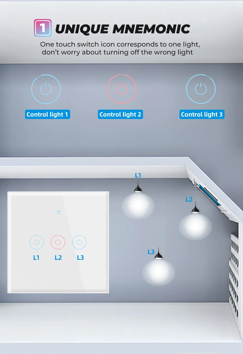 WiFi Smart Wall Light Switch