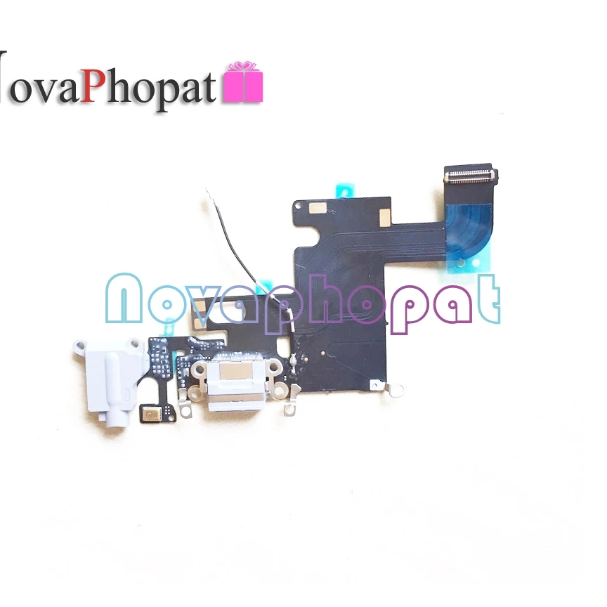 

10PCS Novaphopat For Apple 6 Iphone6 USB Dock Charging Charger Port Connector Flex Cable Replacement