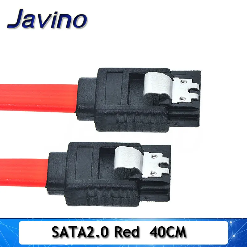 SATA кабель 3,0 на жесткий диск SSD адаптер HDD кабель прямой 90 градусов Sata 2,0 кабель для Asus MSI Gigabyte материнская плата кабель Sata - Цвет: SATA2.0 Red 40cm