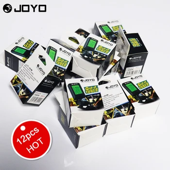 

Package 12pcs/lot JOYO JT-06 LCD Clip-on Guitar Tuner Bass tuner violin tuner ukuele Chromatic universal 360Degree Rotatable