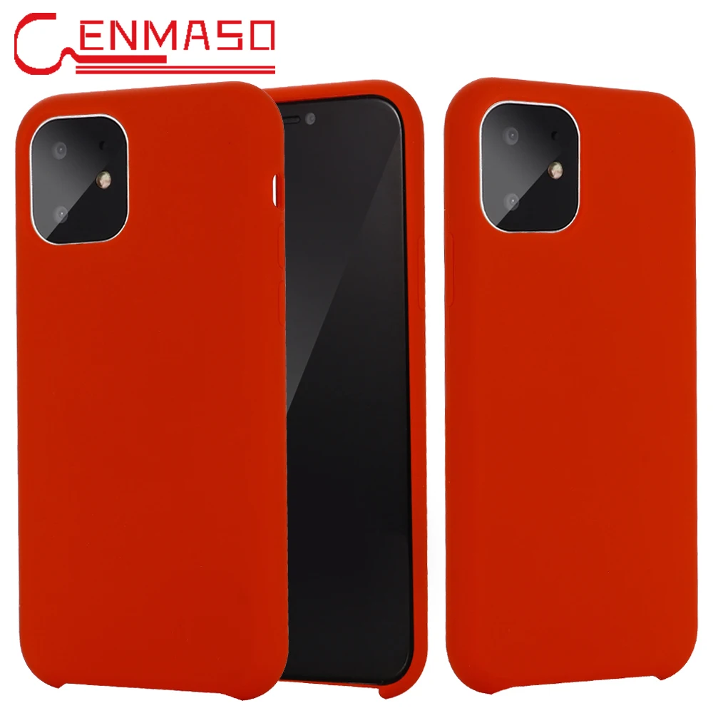 

For Iphone 11 5.8 Inch 2019 Case Soft Liquid Silicone Back Cover for Iphone 11 pro Max 5.8 6.1 6.5 2019 Shockproof protect Case