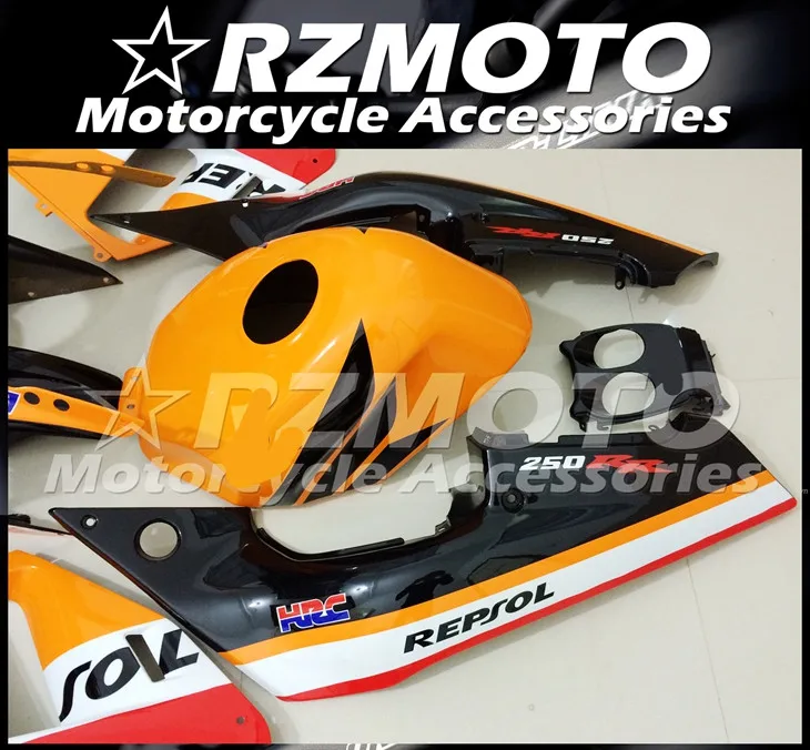 ABS мотоцикл обтекатель комплект для HONDA CBR250R MC19 1988-1989 год кузов литья под давлением Магазин № 1238
