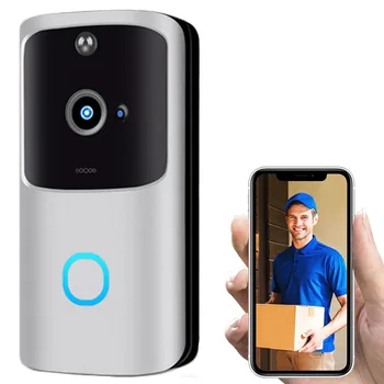 

HIPERDEAL Wireless WiFi DoorBell Smart Video Phone Visual Intercom Door Bell Secure Camera 8.2