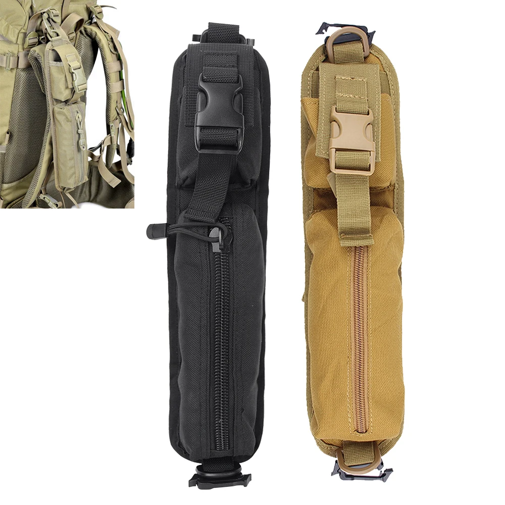 2Pcs Tactical Shoulder Strap Bag Molle Accessories Backpack Pouch