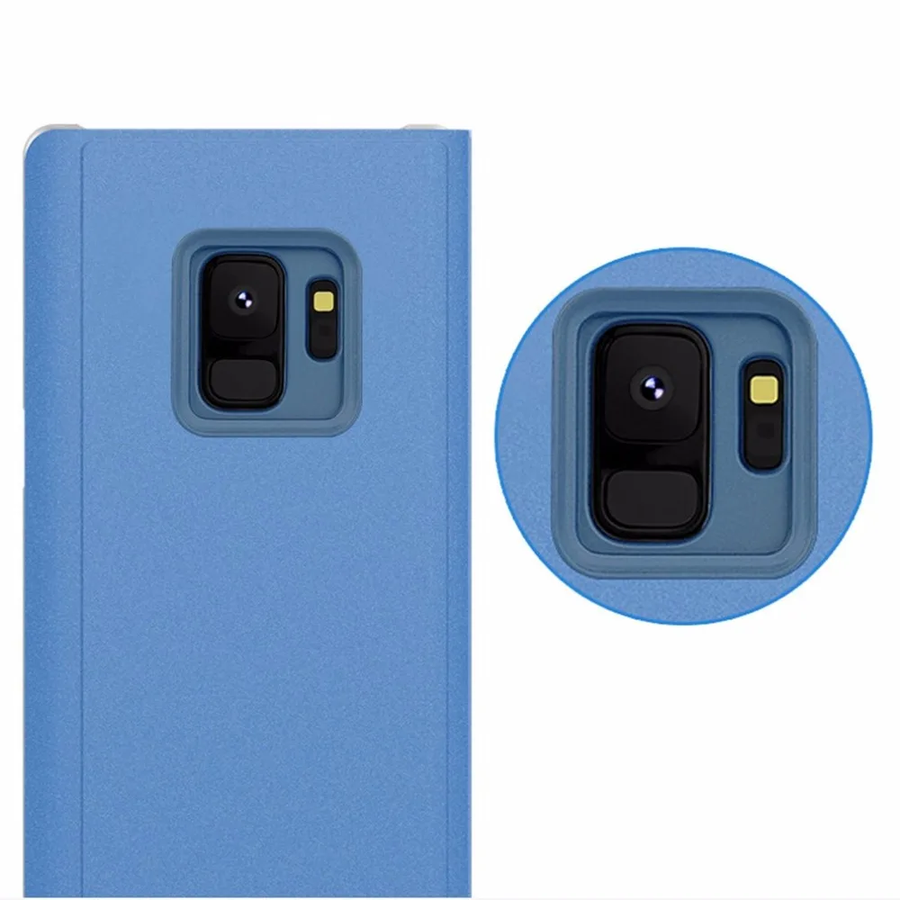 Чехол для телефона для samsung Galaxy S9 Plus кожаный чехол двойной Цвет мягкие из искусственной кожи тонкий защитный чехол для Galaxy S9 Прямая поставка