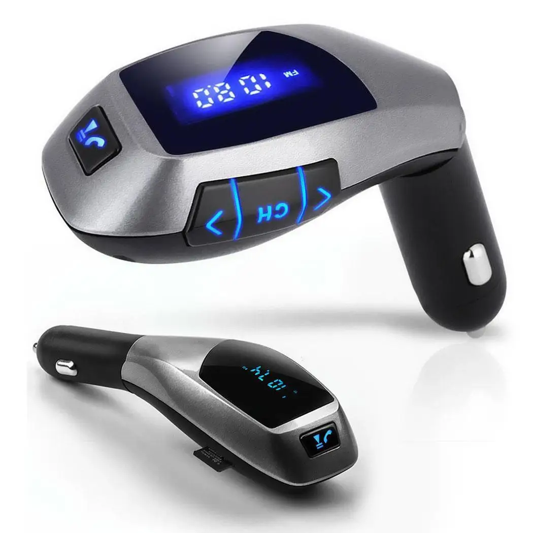 Универсальный ЖК беспроводной Bluetooth Автомобильный MP3-плеер 5 м fm-передатчик радио 1000 мА(макс.) Руководство пользователя USB зарядное устройство