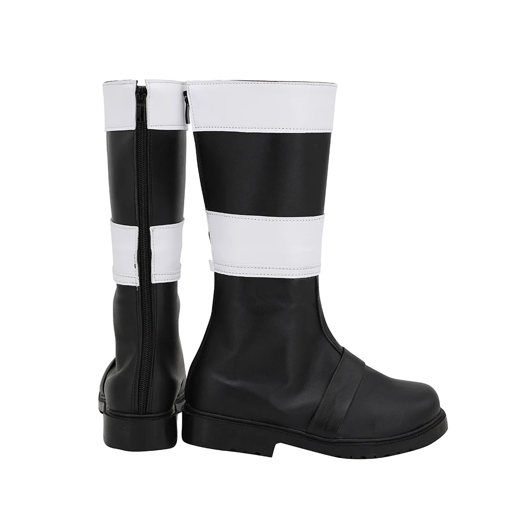 Ninja Sentai Kakuranger NinjaBlack Jiraiya Cosplay Boots Black Leather Shoes Custom Made (3)