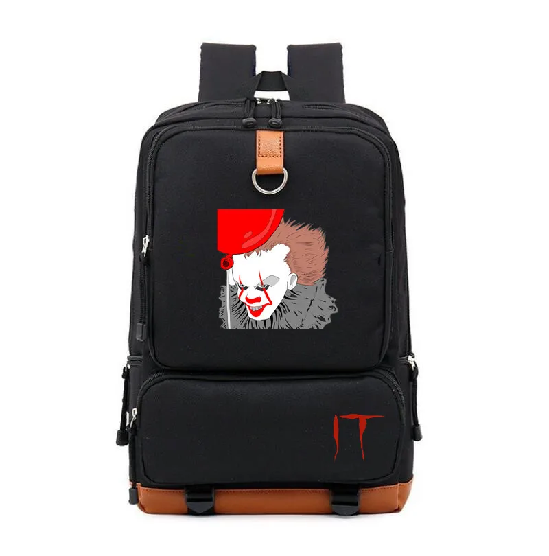 mochila рюкзак для подростков с принтом Стивен Кинг's it mochila, школьная сумка на плечо, дорожная сумка для ноутбука, рюкзак - Цвет: P