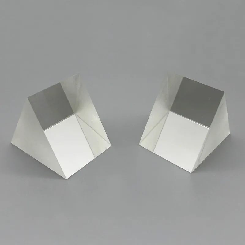 

20pcs Equilateral Triangular Prism High Refractive Index BK7 Material Side Length 15mm Height 15mm Optical Glass