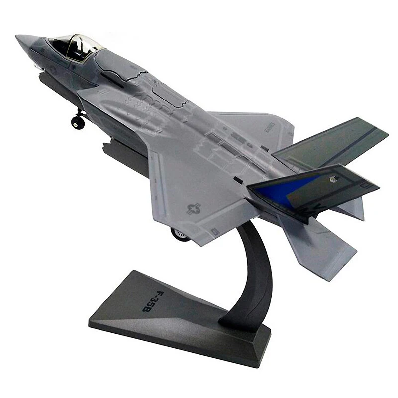 1/72 масштаб сплав самолета F-35 ВВС США F35A F35B F35C Lightning II Объединенный истребитель-бомбардировщик детские игрушки подарок для детей - Цвет: F-35B