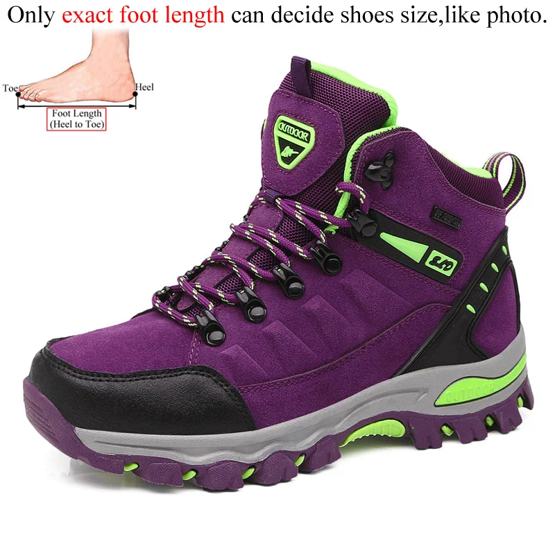 Women's Winter Outdoor Trekking Boots - Stylish Mountain Hiking Sneakers