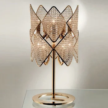 

69cm High Crystal Desk Lamp Table Lights