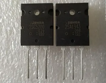

10pcs New original 2SA1943 2SC5200 A1943 C5200 audio power amplifier applications silicon transistor