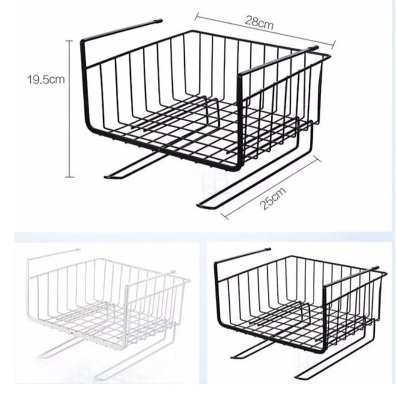 Кухонный ящик для хранения под полкой проволочный держатель шкаф корзина Утюг хранения чаша-контейнер Подставка-органайзер Кухня инструменты для подвешивания