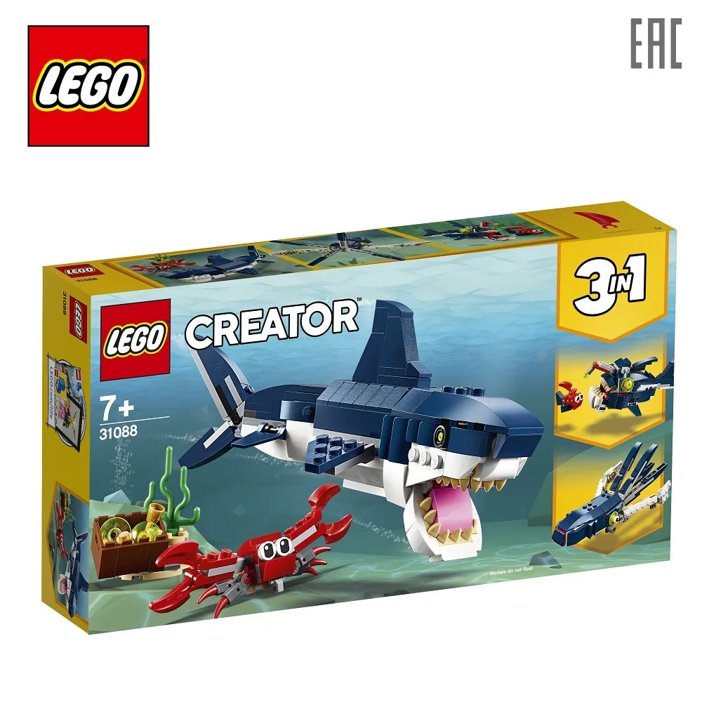 Конструктор LEGO Creator 31088 Обитатели морских глубин | Игрушки и хобби