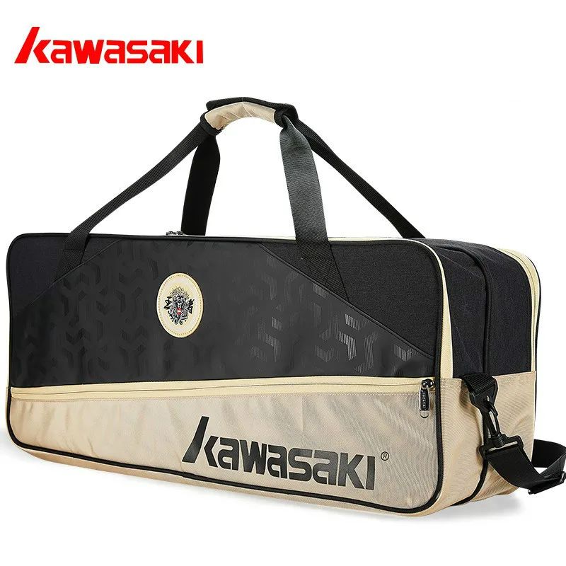 Kawasaki Pro Сумка для бадминтона с дополнительной обувной сумкой двухслойные теннисные сумки для ракетки для мужчин и женщин