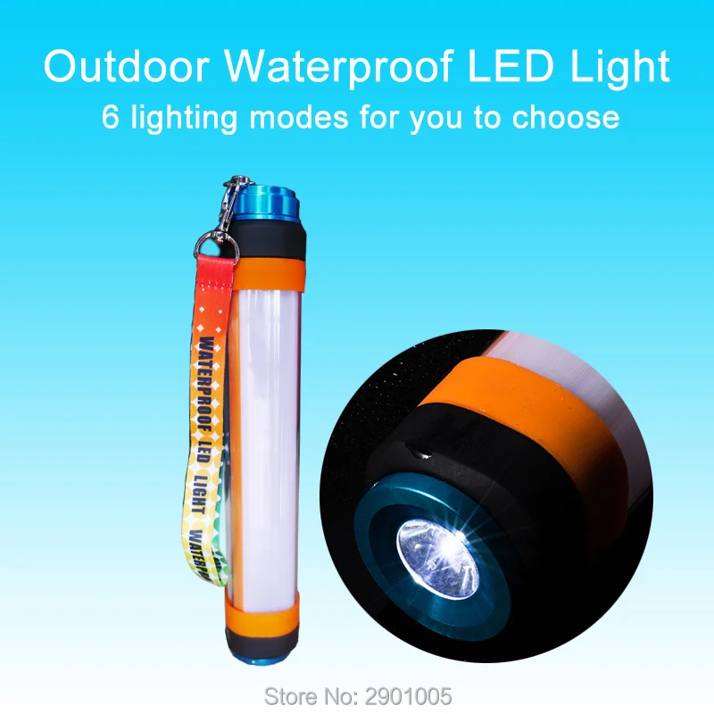 Multi-purpose Outdoor Waterproof LED Light Lamp IP68 2600/5200/7800mA USB 5V Rechargeable Dimmable Magnetic Emergency Flashlight | Лампы и