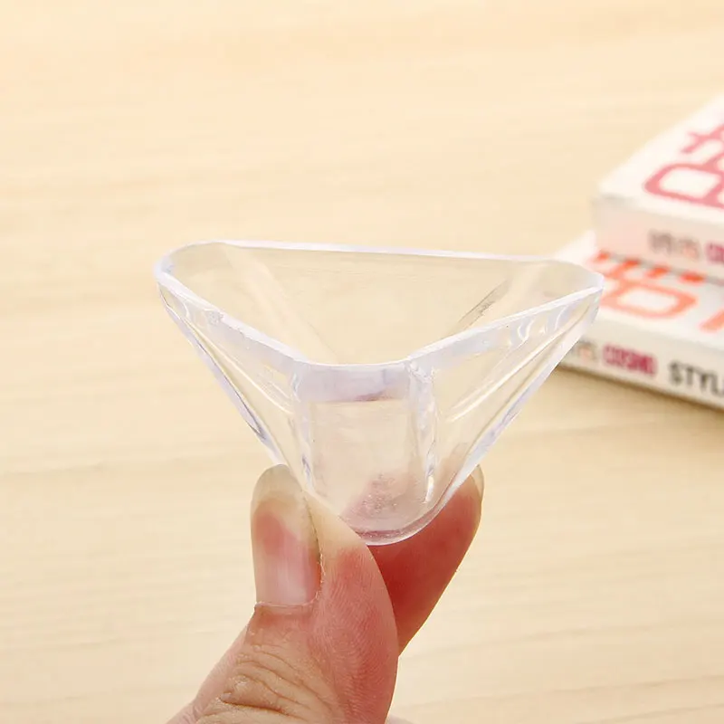 8Pcs/Lot Child Protection Silicone Transparent Table Corner Crash Pad Cute Pattern Design Corner Protector Baby Child Safety