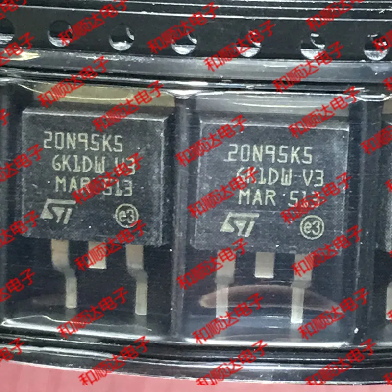 5 шт./STB20N95K5 20N95K5-263 950V 17.5A TO263