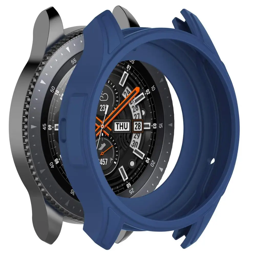 Чехол для часов ALPQ для samsung Galaxy Watch 46 мм 42 мм gear S3 Frontier, чехол, мягкий защитный чехол, защитная рамка, защита от падения, бампер