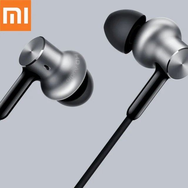 Original Xiaomi Mi In Ear Hybrid Pro HD Earphone With Mic Noise Cancelling Mi Headset with MIC for Huawei Redmi 4 Mobile Phones