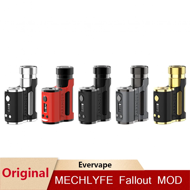 MECHLYFE PARAMOUR SBS MOD x Fallout Vape x Mrjustright 1 Box Mod Powered by Single 18650/ 20700/ 21700  Battery Fit 510 Tank