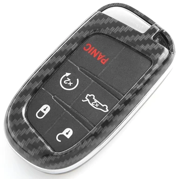 

Universal Carbon Fiber Car Key Case Holder Protector Accessories For Fiat series