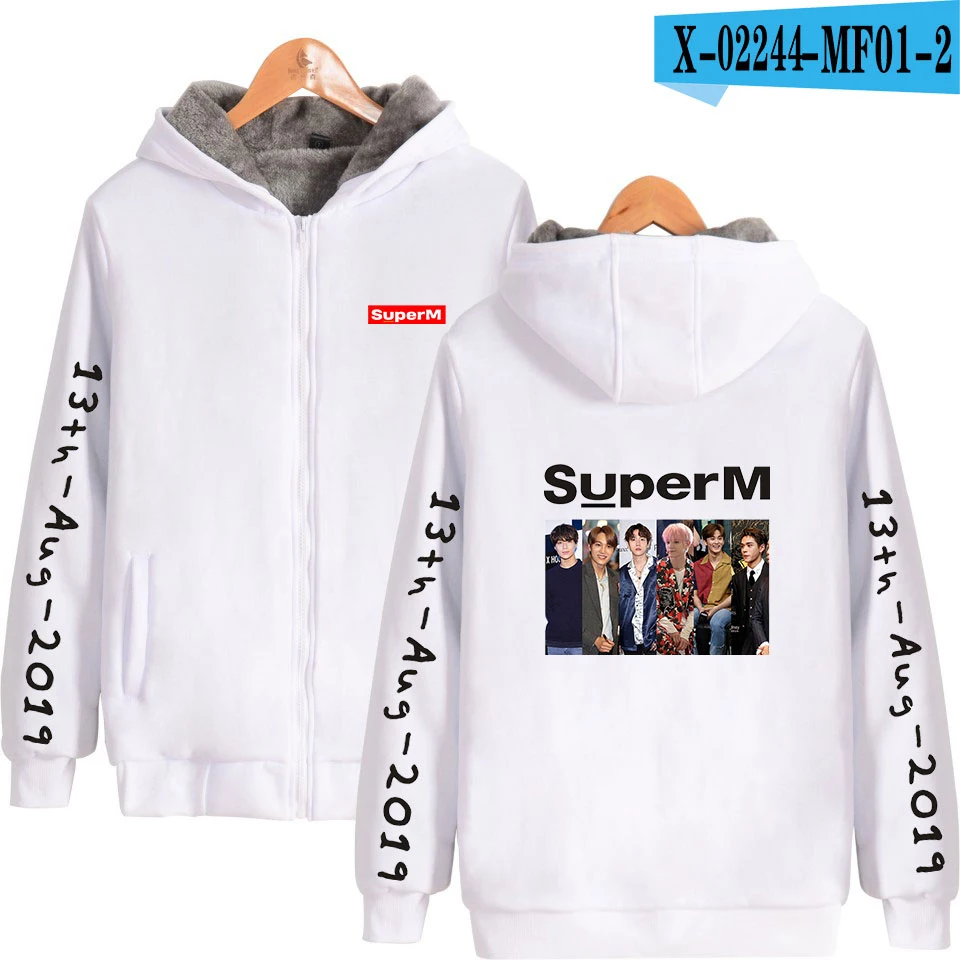 Корейский принт хип хоп Kpop Повседневная Уличная мода популярная парка Basic молния уличная теплая парки свободного покроя для женщин - Цвет: white