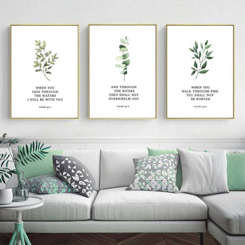 Isaiah-43-2-Bible-Verse-Print-Watercolor-Plants-Christian-Quote-Poster-Isaiah-Wall-Art-Picture-Canvas (2)