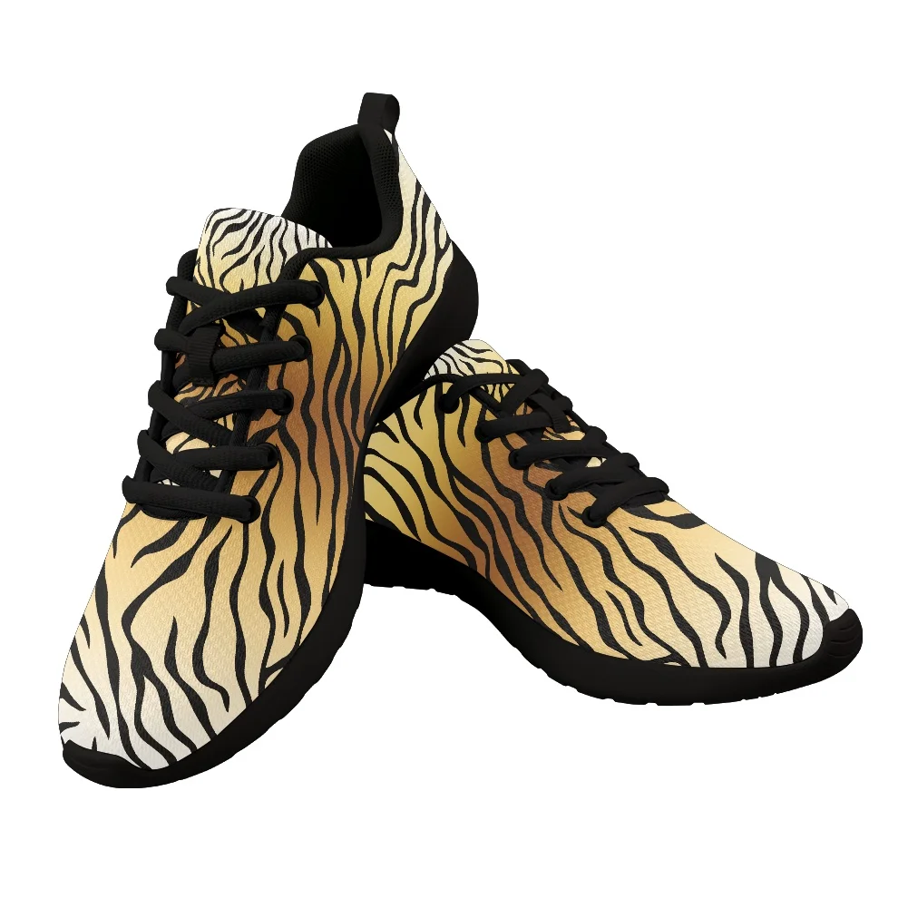 

Mens Breathable Running Shoes Zebra Pattern Large Size 46 Fashion Lightweight Women Sneakers Casual Outdoor Jogging Sports Shoes