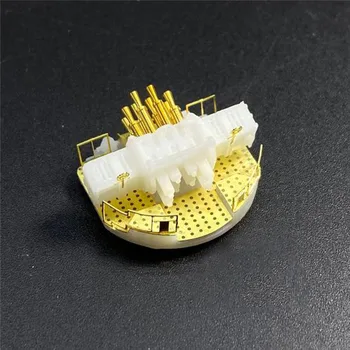 

4PCS British Pom-Pom Cannon Mounting Assembly Kit 40mm 1/200 Scale for Battleship Model Accessories