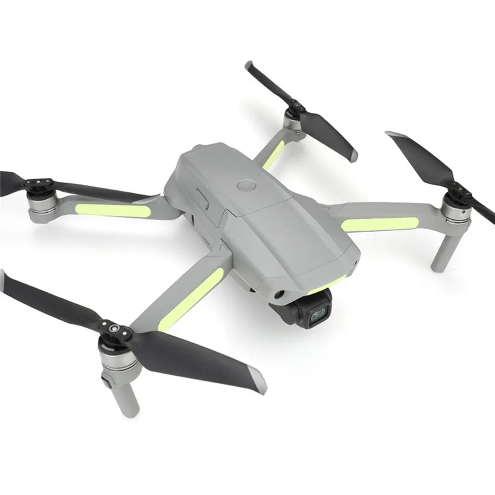 Светящиеся ночью наклейки 2 шт. серебристые Декоративные для DJI Mavic Air /Mavic Pro/